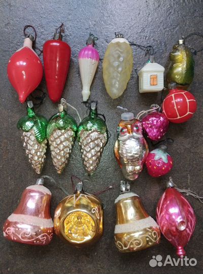Елочные игрушки СССР