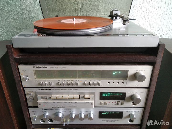 Компоненты Hi-Fi комплекса Radiotehnika,1988 год