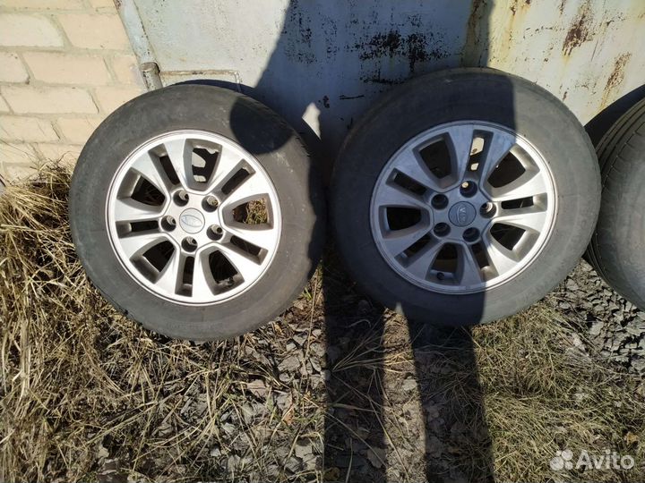 Продам летние колеса на литых дисках Киа ceed
