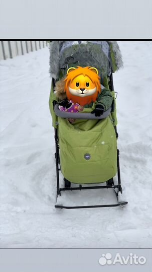 Детские санки коляска ника