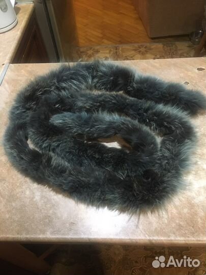 Меховой воротник и длинная опушка