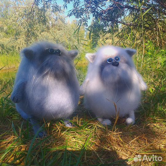 Кот вязанный Валера