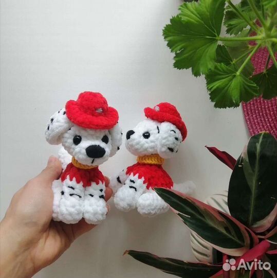 Вязаные игрушки Щенячий патруль Маршал