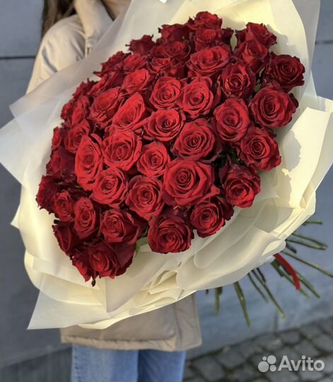 Букет из 51/101 розы доставка