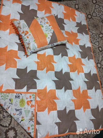 Детский комплект, одеяло+ подушка