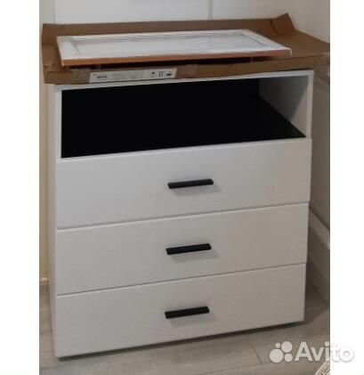 Комод белый глянец