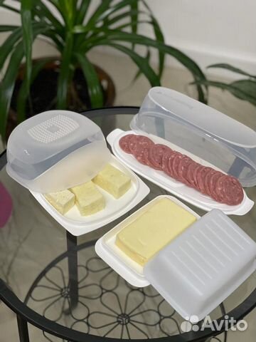 Сырница, Масленка, Колбасница Tupperware