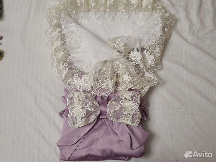 Конверт на выписку для девочки весна осень