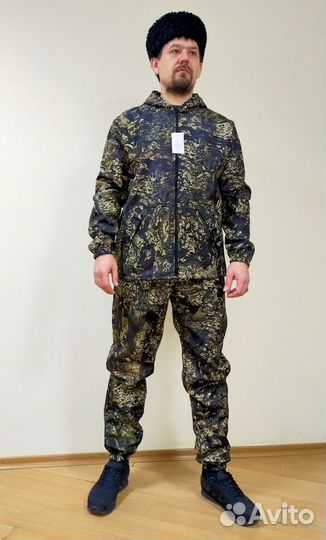 Костюм камуфляж демисезонный (дюспа-флис)