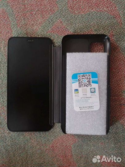 Зеркальный чехол-книжка на Huawei P40 Lite