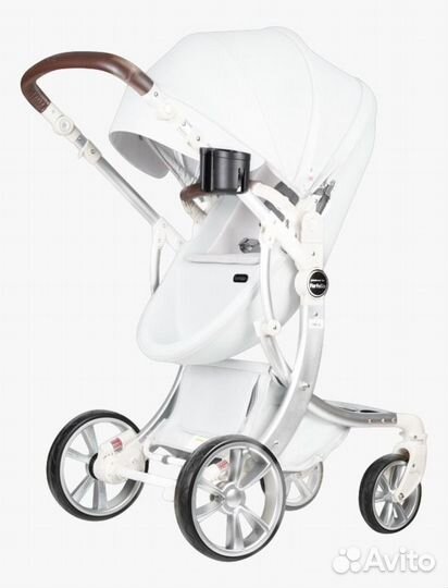 Детская коляска трансформер Aimile Pro 2в1 эко кож