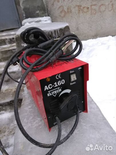 Сварочный аппарат elitech ас 160