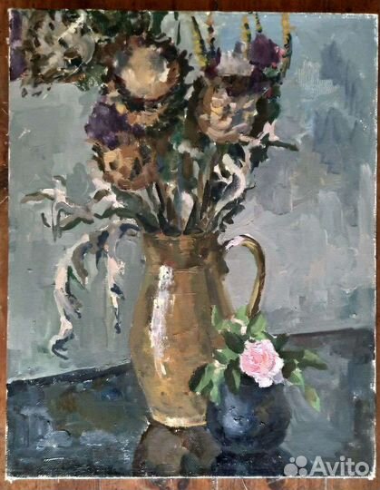 Картина Семёнов Б А 1976 год х.м. 40х50 см СССР