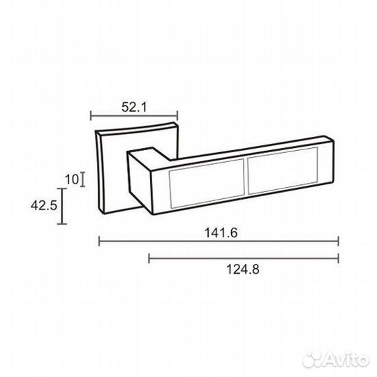 Дверная ручка ORO&ORO мод. 921-13 TCF (кофе tiger)
