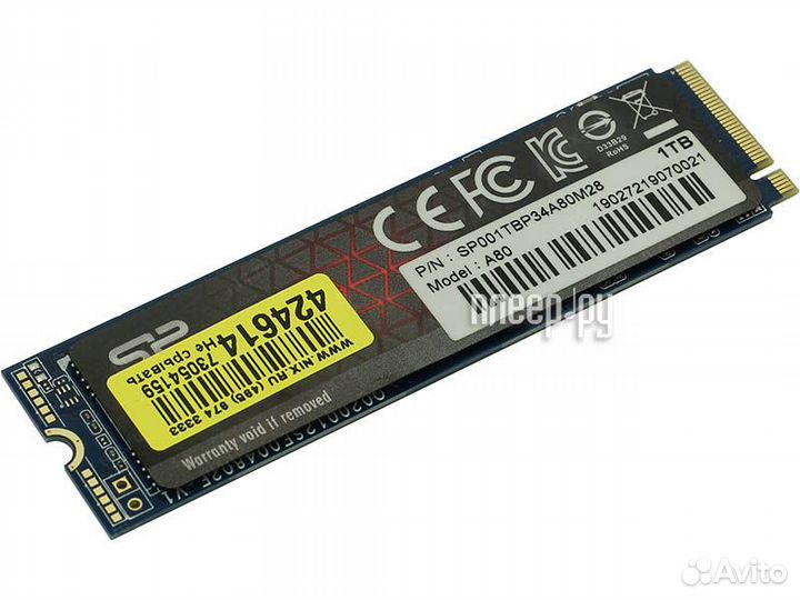 Silicon Power PCIe Gen3x4 P34A80 1Tb SP001TBP3