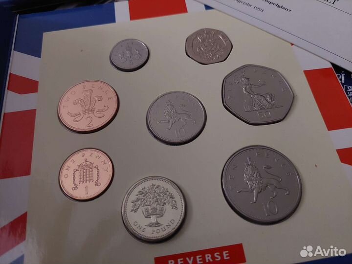 Набор Англия 1992 год, отличное состояние