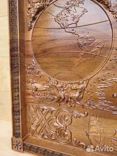 Деревянная разная картина, панно 