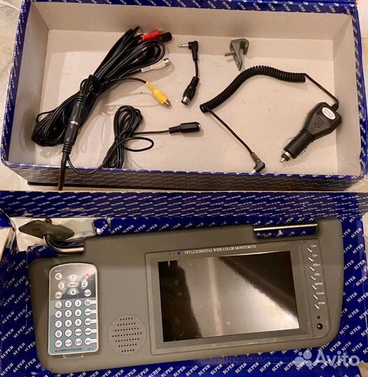 Солнцезащитный козырек с дисплейм(монитор,тв)