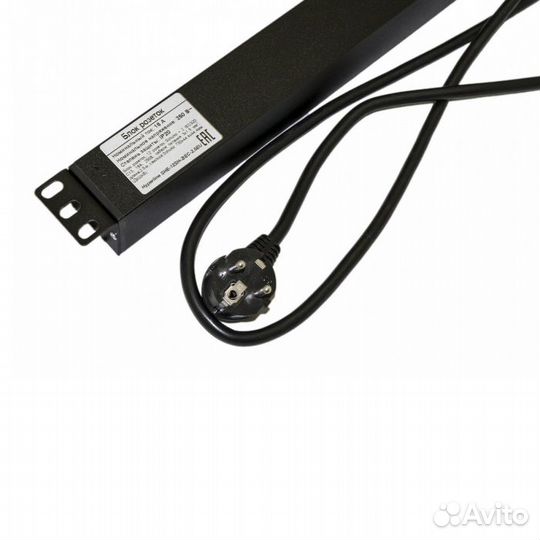 SHE-12SH-2IEC-2.5EU Блок розеток, вертикальный, 12