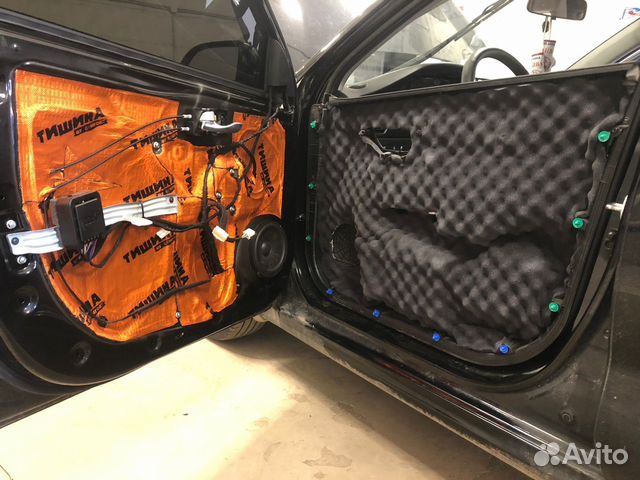 Шумоизоляция 4-х дверей