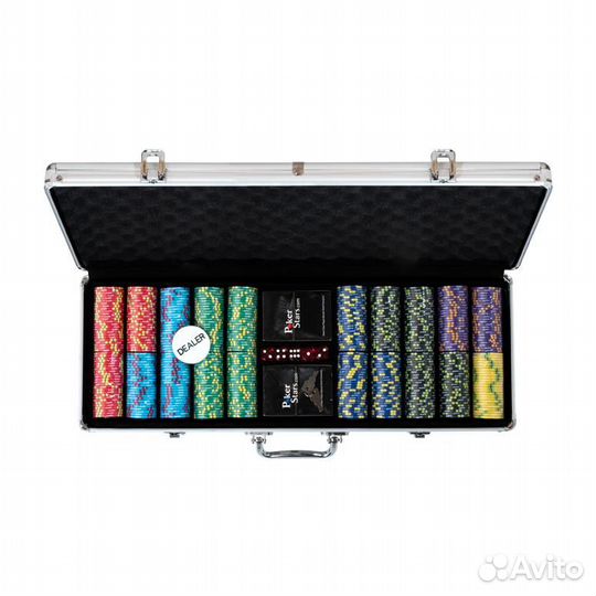 Набор для покера EPT Ceramic на 500 фишек 61813
