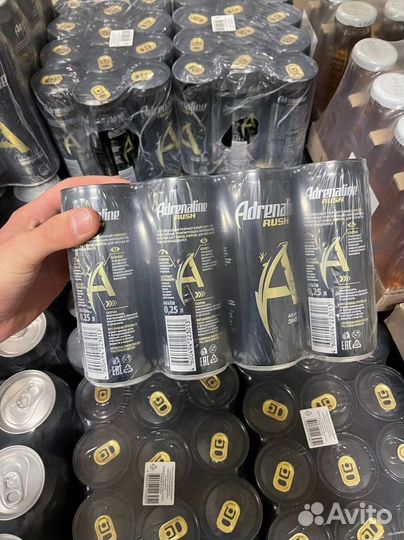 Энергетические напитки оптом Adrenaline Rush