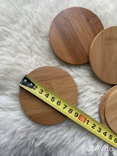 Деревянные крышки для кружек и стаканов