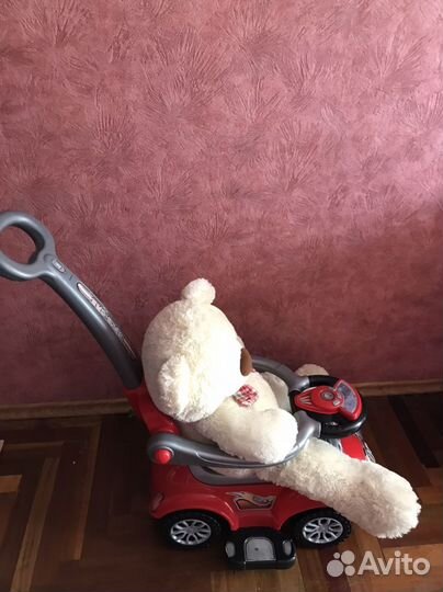Ходунки, машинка, мягкая игрушка