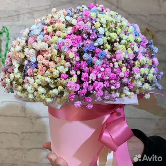 Гипсофила в коробке. Доставка