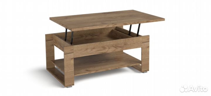 Журнальный стол-трансформер LUX New крафт табачный