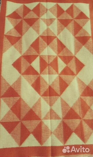 Одеяло детское шерстяное СССР 100x150см