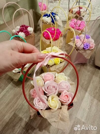 Мыльные розы, букеты, подарки, 8 марта