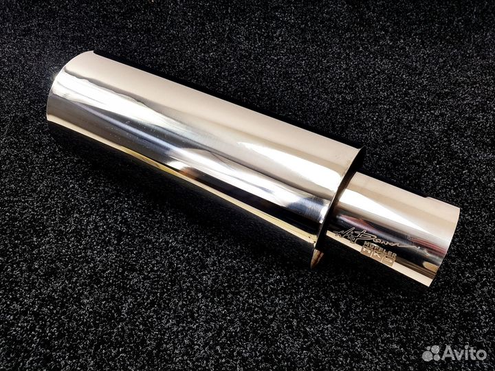 Бочка HKS Chrome style 51мм - Универсальный глушит