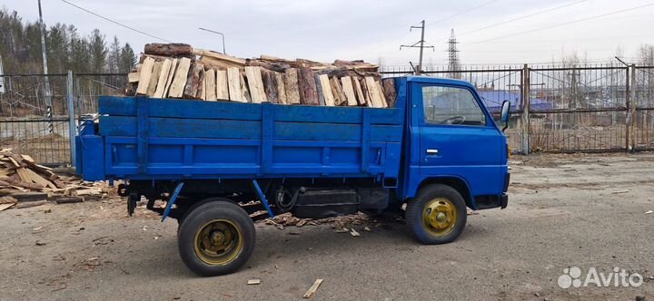 Дрова колотые, горбыль пиленый