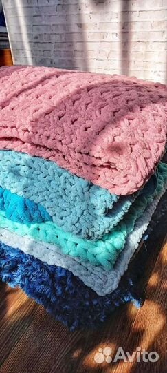 Плед детский плюшевый