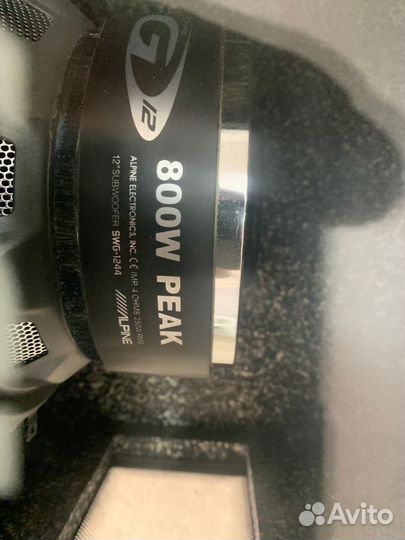 Автомобильный сабвуфер бу