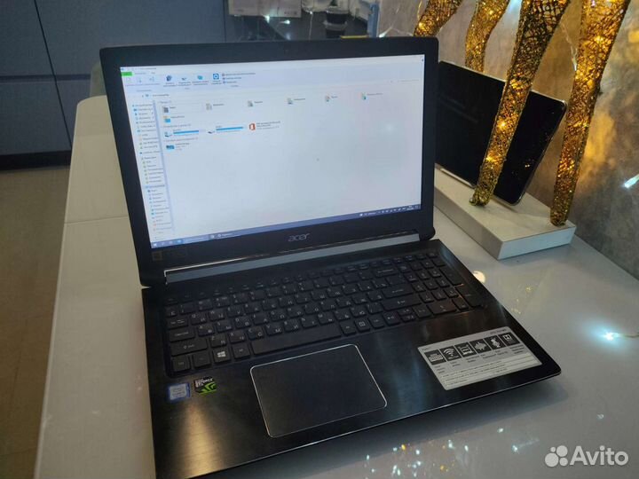 Игровой ноутбук Acer Aspire A715-71G-58YJ