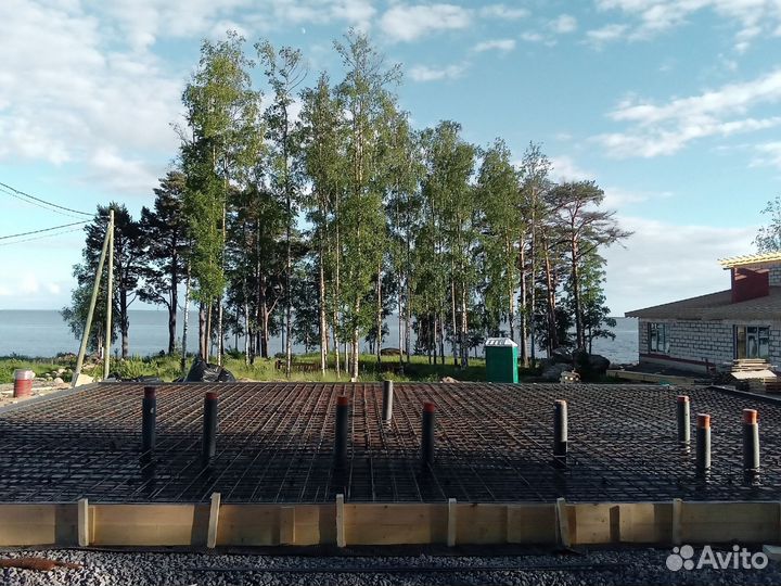 Монолитная плита фундамент под ключ