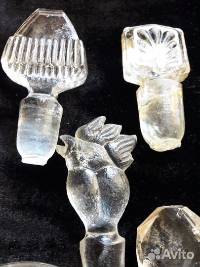 Антикварные стеклянные пробки