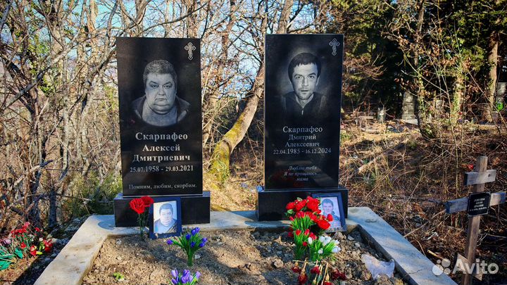 Установка надгробных сооружений