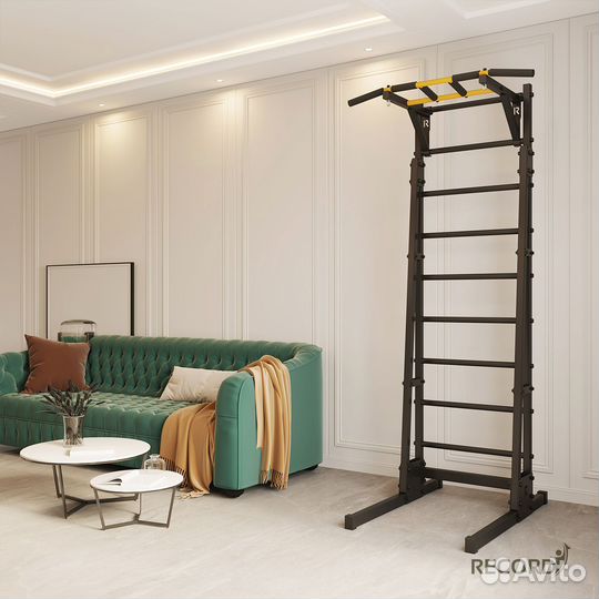 Напольная шведская стенка Рекорд R1 с турником