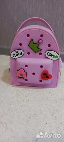 Силиконовый рюкзак для девочки