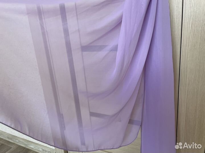 Палатин сиреневый шифон