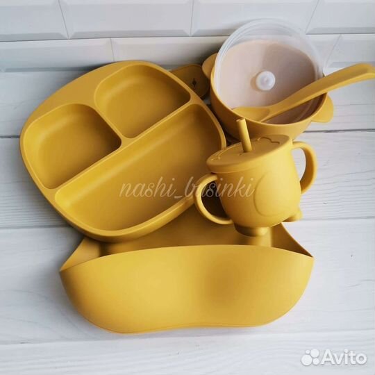 Детская посуда из пищевого силикона