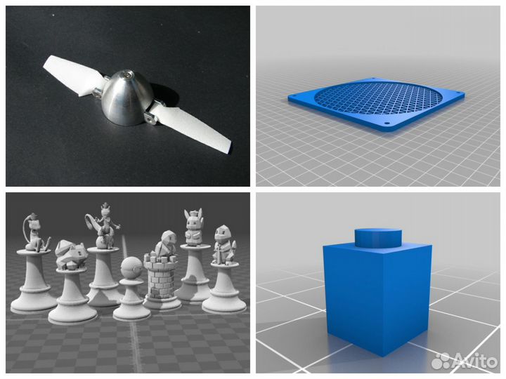 3D stl матрицы для 3д печати в 3Д принтерах