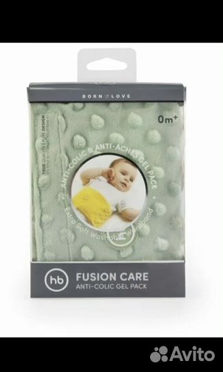 Happy Baby Антиколиковая гелевая грелка с чехлом