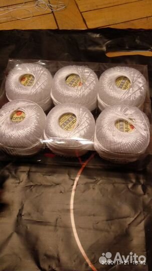 Нитки шелковые