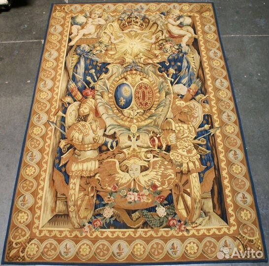 Ковер Гобелен Франция Антик Шерсть