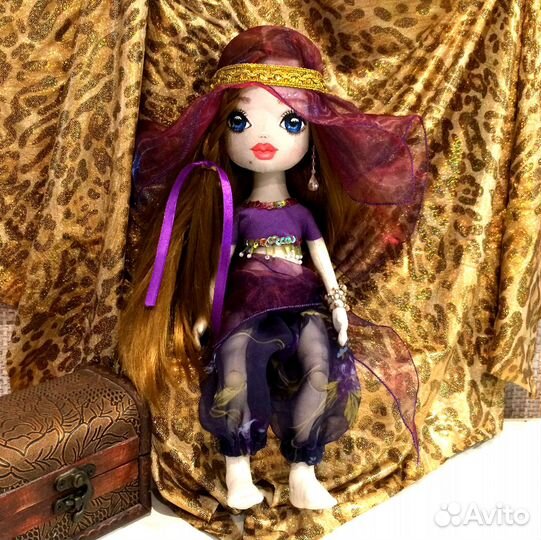 Текстильная кукла восточная красавица