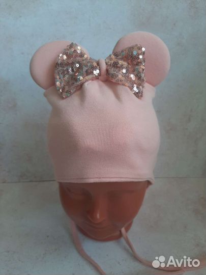 Шапочки для малышки, р. 42-46